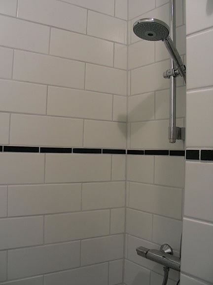 Bathroom shower detial